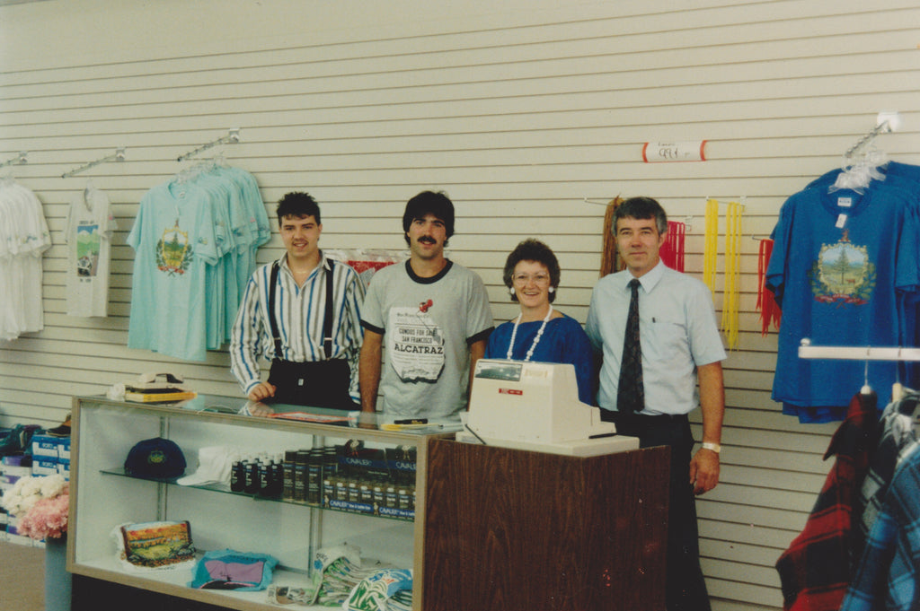 McCarthy Family At Lenny's in Barre, Vermont - 1990