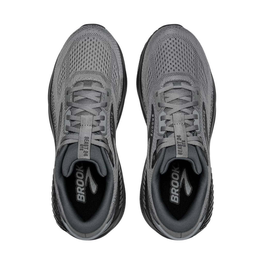 Brooks Men's Beast GTS 24 Road Running Shoes - Primer Grey/Ebony - Lenny's Shoe & Apparel