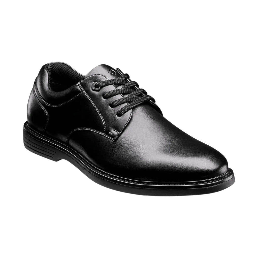 Nunn Bush Wade Work Plain Toe Oxford Work Shoes - Black - Lenny's Shoe & Apparel