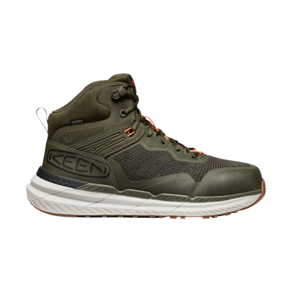 KEEN Utility Men's Synchro Waterproof Carbon Toe Work Boots - Forest Night/Gum - Lenny's Shoe & Apparel