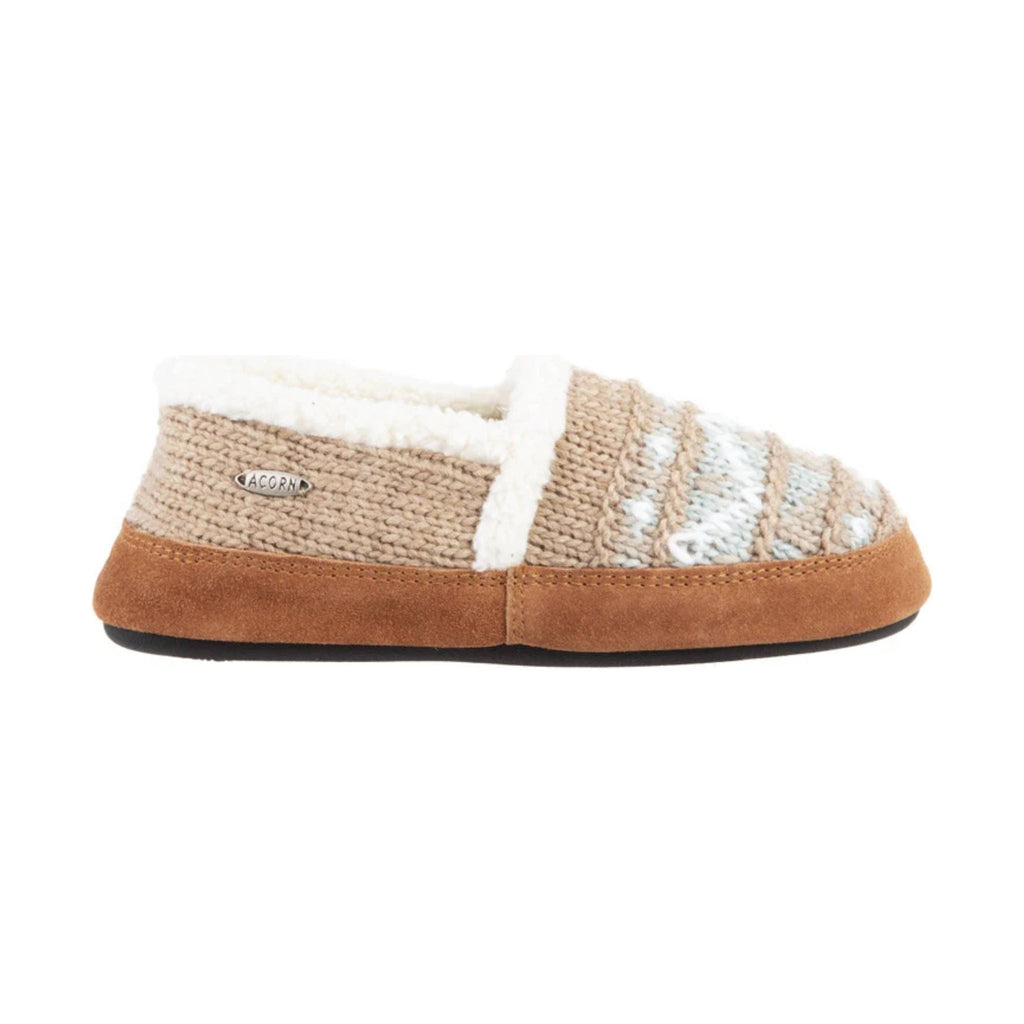 Acorn Women's Nordic Moc Slipper - Nordic Oatmeal Heather FINAL SALE - Lenny's Shoe & Apparel