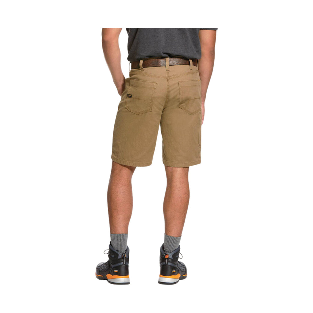 Ariat Men's Made Tough DuraStretch 10 Inch Short - Field Khaki - Lenny's Shoe & Apparel