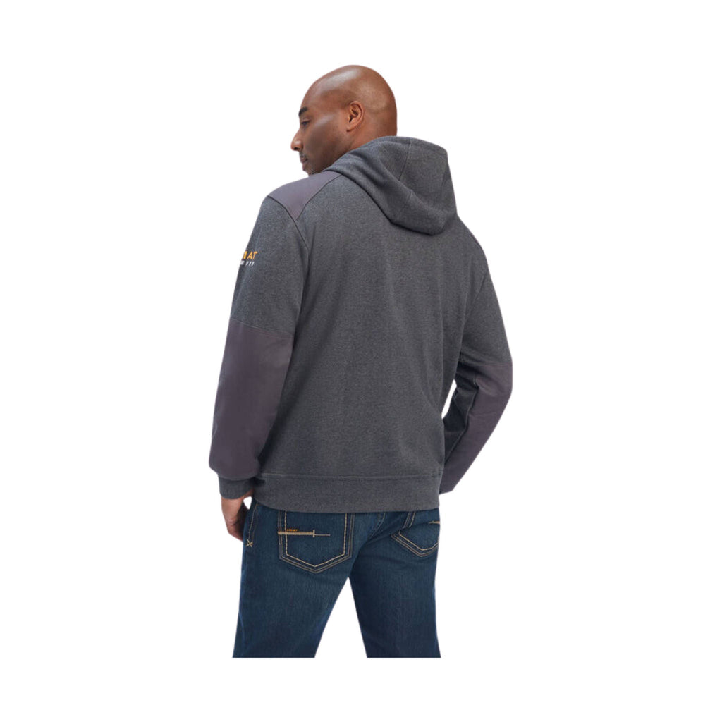 Ariat Men's Rebar Workman DuraCanvas Hoodie - Charcoal Heather - Lenny's Shoe & Apparel