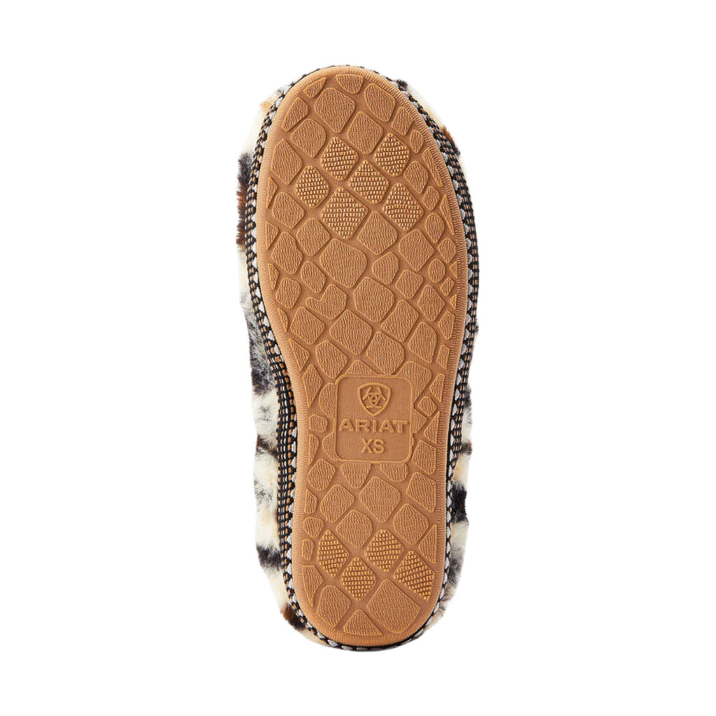 Ariat Women's Snuggle Slippers - Cream Leopard - Lenny's Shoe & Apparel