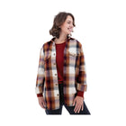 Aventura Women's Overton Organic Big Shirt - Brown - ONLINE STORE CREDIT/EXCHANGE ONLY - Lenny's Shoe & Apparel