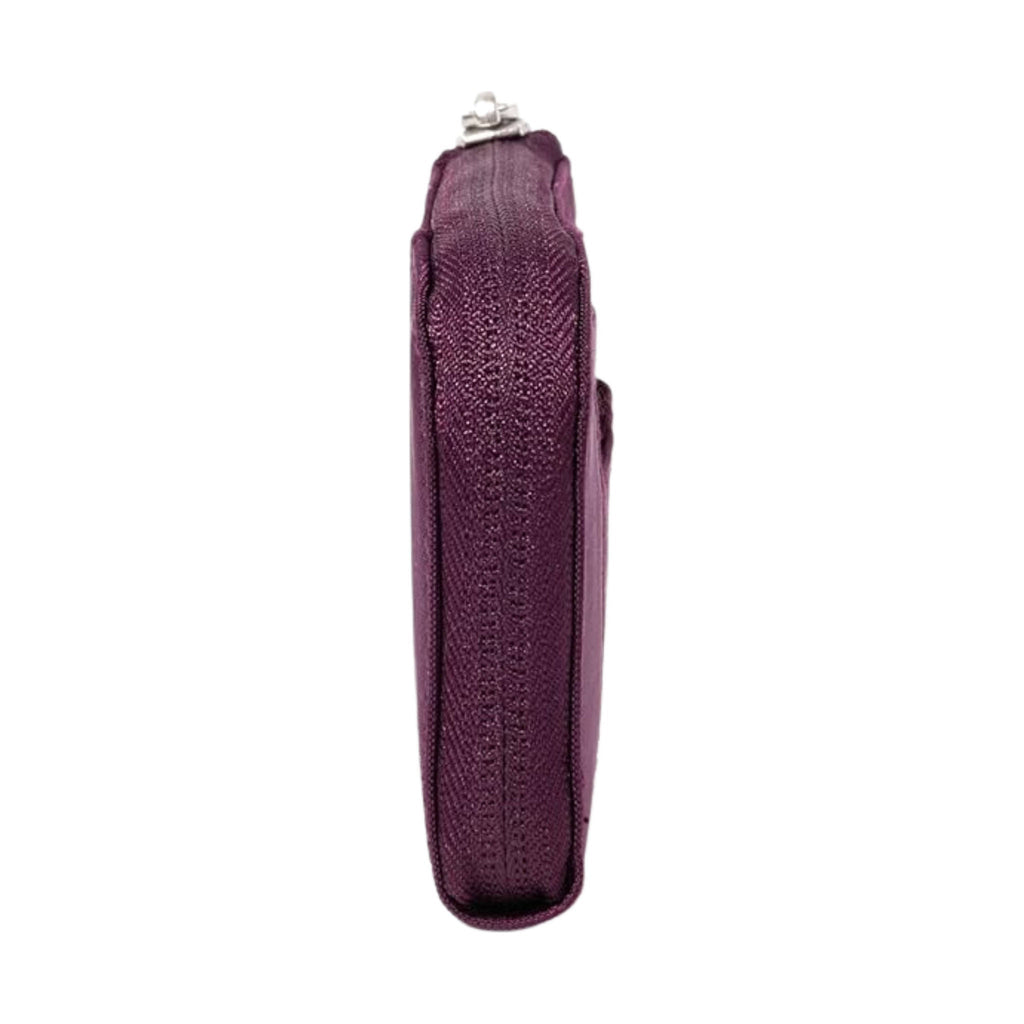 Baggallini RFID Zip Card Case - Mulberry - Lenny's Shoe & Apparel