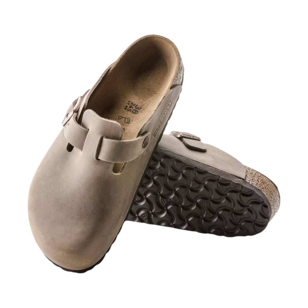 Birkenstock Boston - Oiled Leather Tobacco Brown - Lenny's Shoe & Apparel