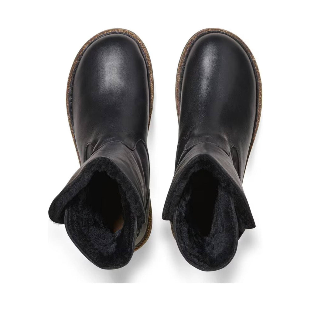 Birkenstock Uppsala Shearling Leather Boots - Black - Lenny's Shoe & Apparel