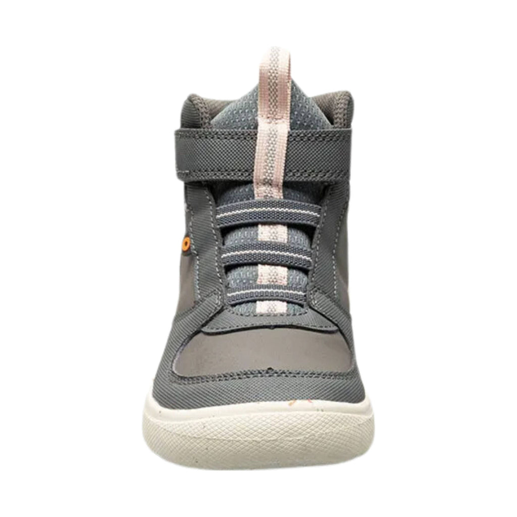 Bogs Kids' Skyline High Top Slip On Shoes - Gray - Lenny's Shoe & Apparel