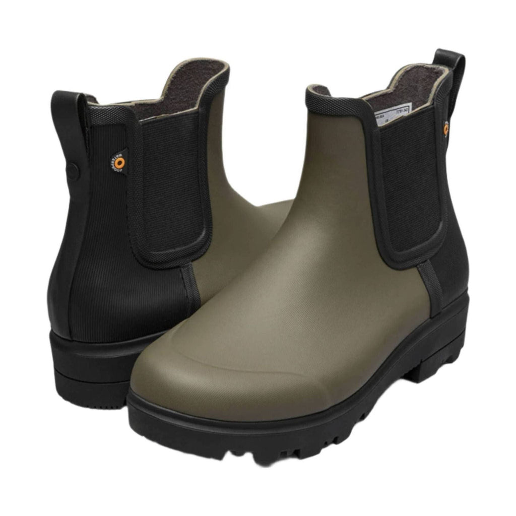 Bogs Women's Holly Chelsea Rain Boots - Army Green - Lenny's Shoe & Apparel