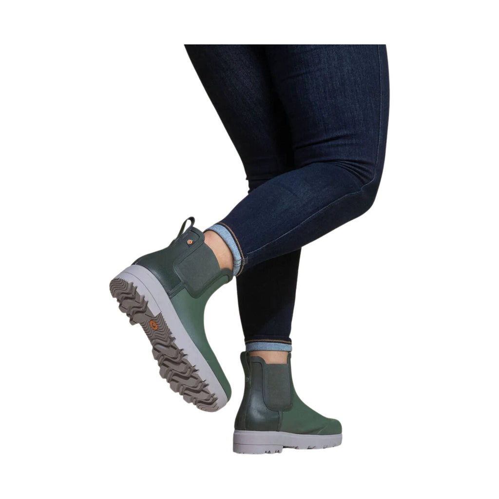 Bogs Women's Holly Chelsea Rain Boots - Green Ash - Lenny's Shoe & Apparel