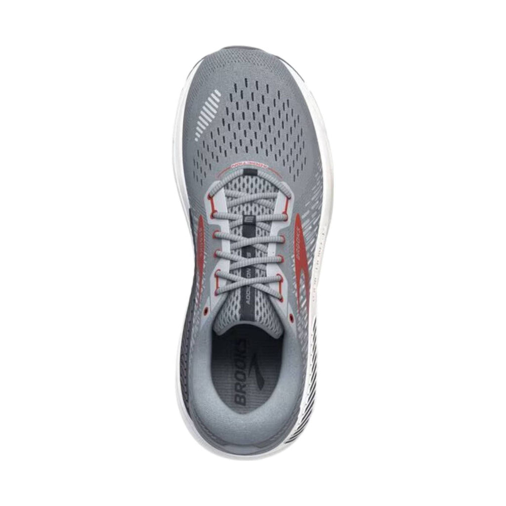 Brooks Men's Addiction GTS 15 Running Shoes - Grey/Ebony/Chili Oil - Lenny's Shoe & Apparel