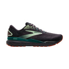 Brooks Men's Ghost 16 Road Running Shoes - Blackened Pearl/June Bug/Green - Lenny's Shoe & Apparel