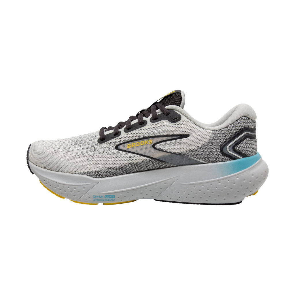 Brooks Men's Glycerin 21 Road Running Shoes - Coconut/Forged Iron/Yellow - Lenny's Shoe & Apparel