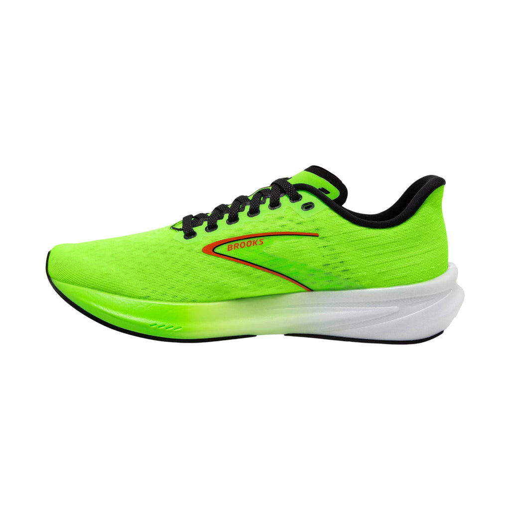 Brooks Men's Hyperion Road Running Shoes - Green Gecko/Red Orange/White - Lenny's Shoe & Apparel