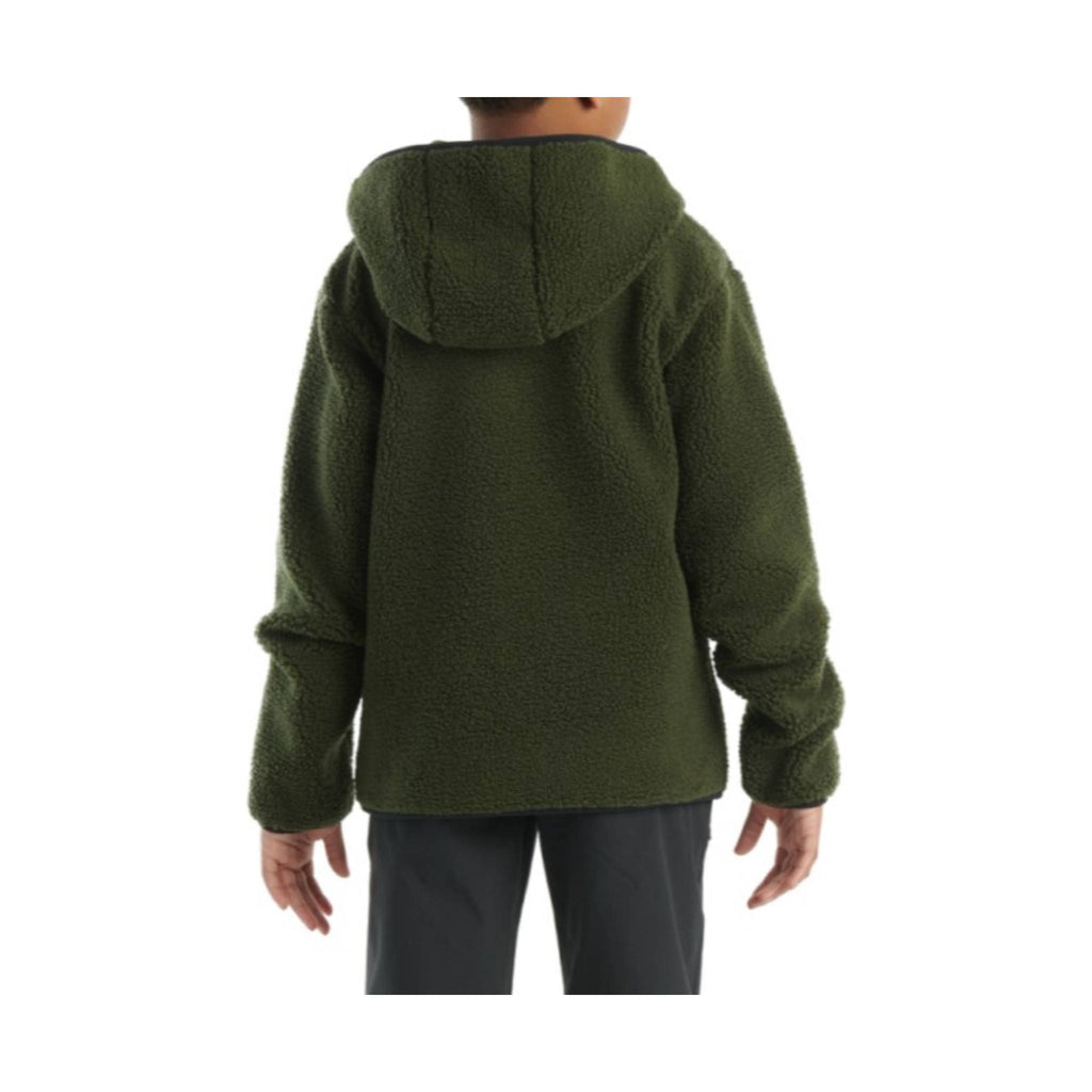 Carhartt Boys' Long Sleeve Fleece Hooded Half Zip Sweatshirt - Olive - Lenny's Shoe & Apparel