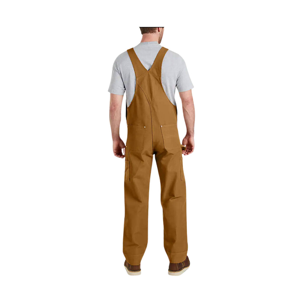 Carhartt Men's Bib Overall Relaxed Fit Duck - Carhartt Brown - Lenny's Shoe & Apparel