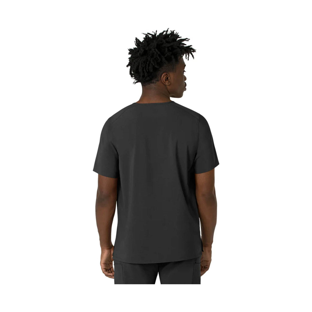 Carhartt Men's Cross Flex V Neck Scrub Top - Black - Lenny's Shoe & Apparel