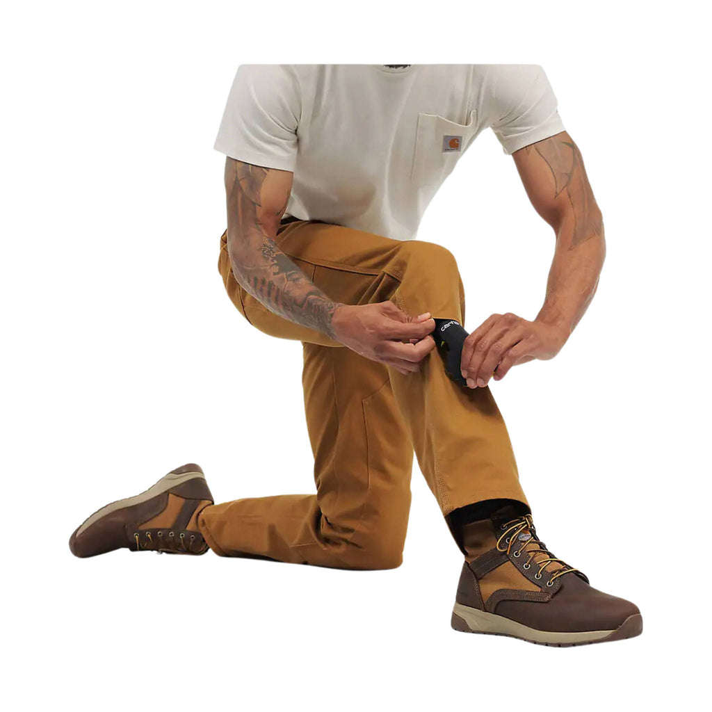 Carhartt Men's Rugged Flex® Relaxed Fit Double Front Pant - Carhartt Brown - Lenny's Shoe & Apparel