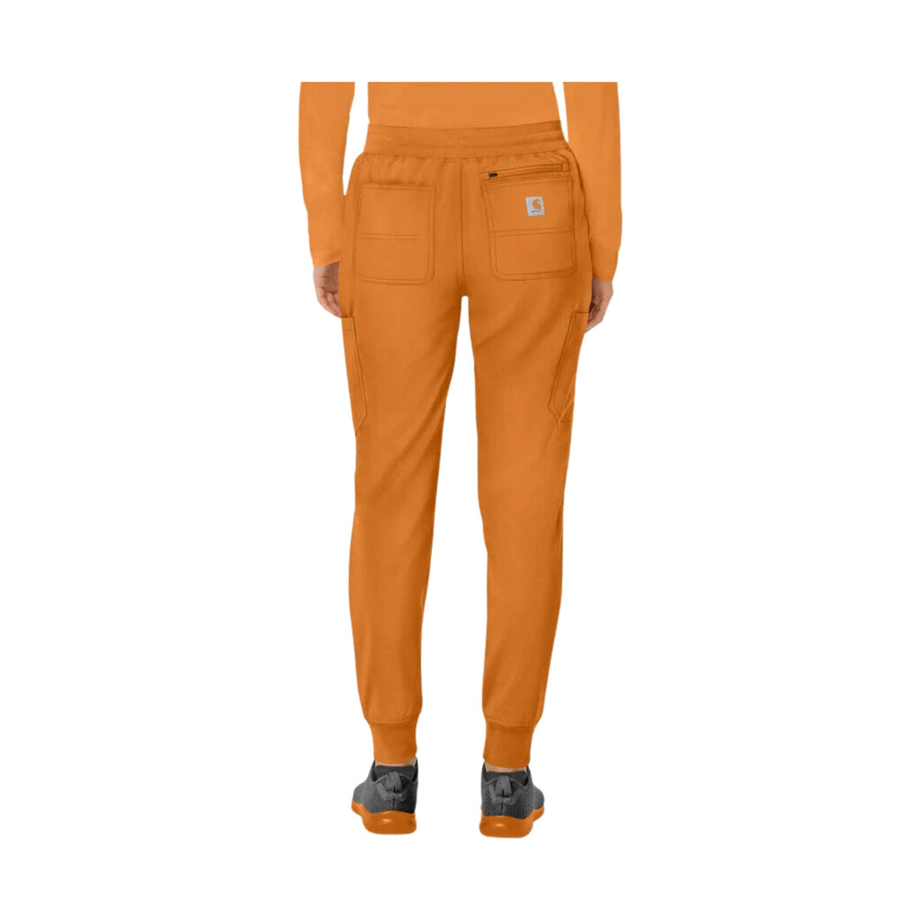 Carhartt Women's Force Cross Flex Cargo Jogger Scrub Pant - Fox Brown - Lenny's Shoe & Apparel