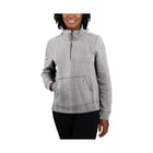 Carhartt Women's Relaxed Fit Midweight Quarter Zip Sweatshirt - Asphalt Heather - Lenny's Shoe & Apparel