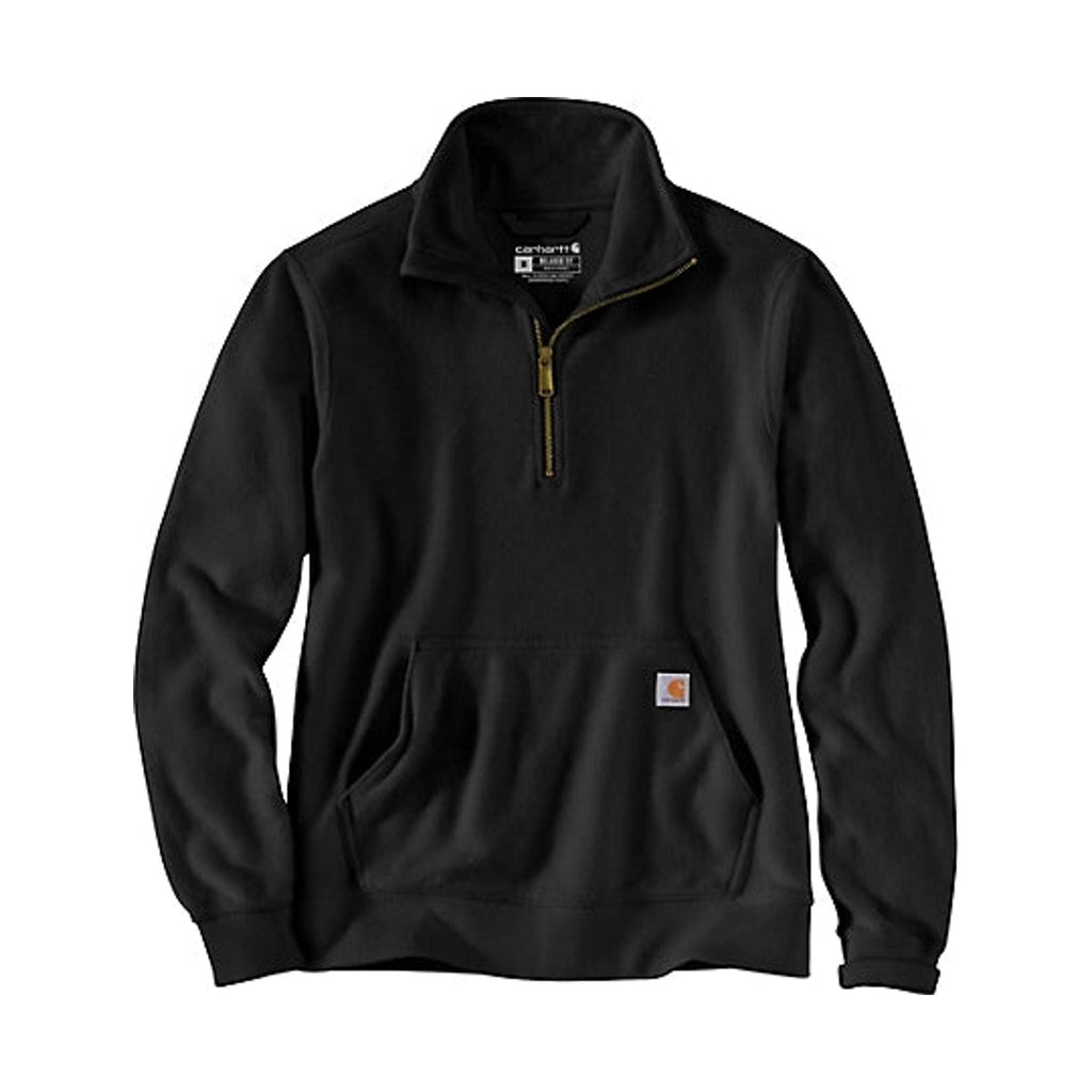 Carhartt Women's Relaxed Fit Midweight Quarter Zip Sweatshirt - Black - Lenny's Shoe & Apparel