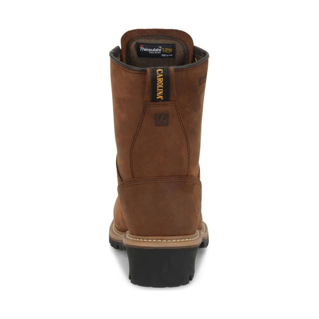 Carolina Men's Elm 8 Inch Logger Insulated Steel Toe Work Boot - Brown - Lenny's Shoe & Apparel