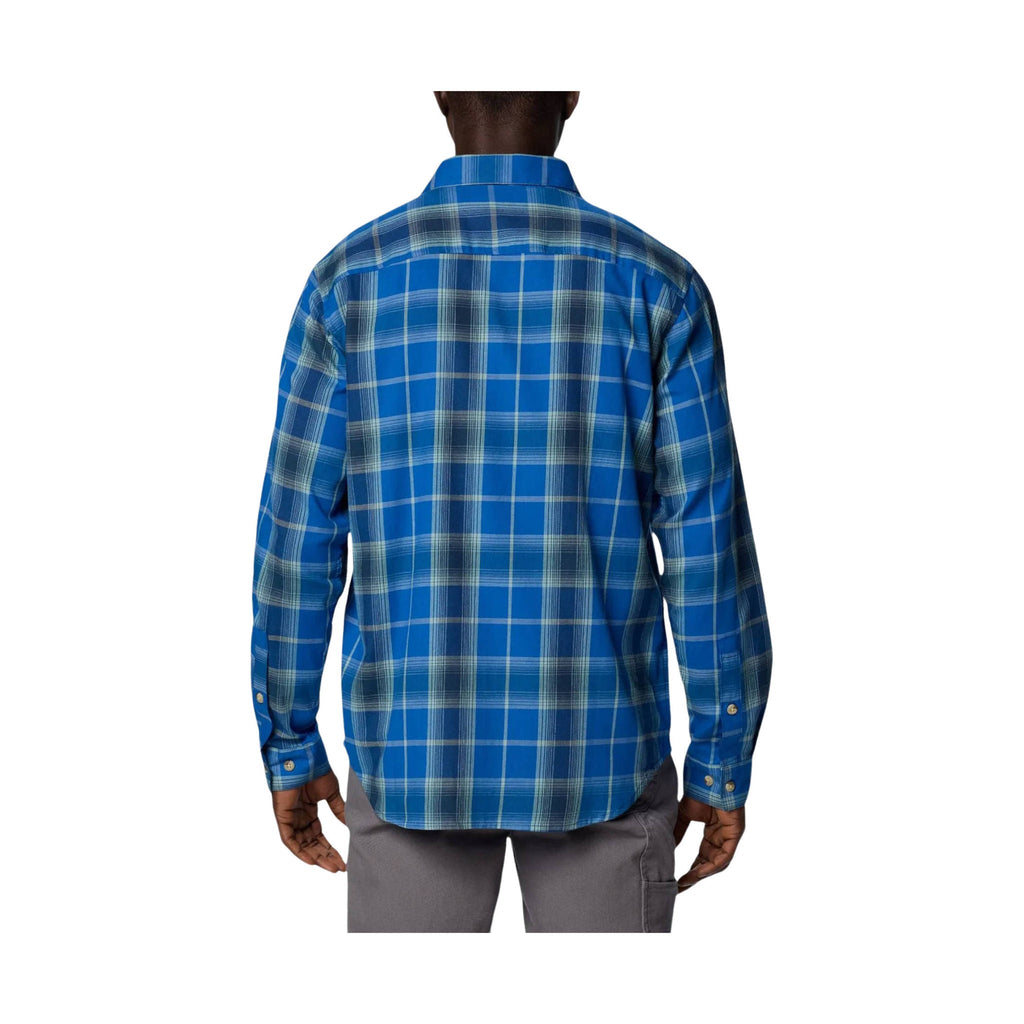 Columbia Men's Vapor Ridge III Long Sleeve Shirt - Mountain Blue Tartan - ONLINE STORE CREDIT/EXCHANGE ONLY - Lenny's Shoe & Apparel