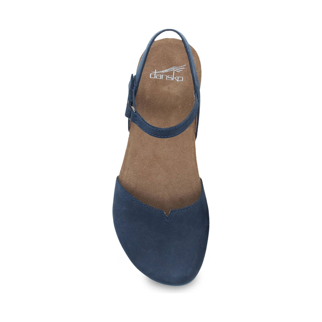 Dansko Women's Rowan - Navy Milled Nubuck - Lenny's Shoe & Apparel