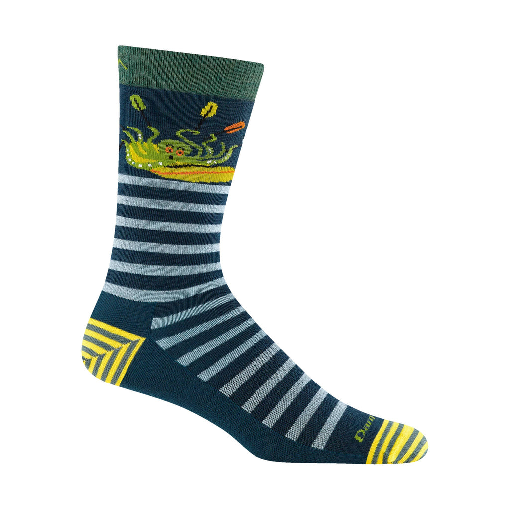 Darn Tough Vermont Men's Animal Haus Lightweight Lifestyle Sock - Dark Teal - Lenny's Shoe & Apparel