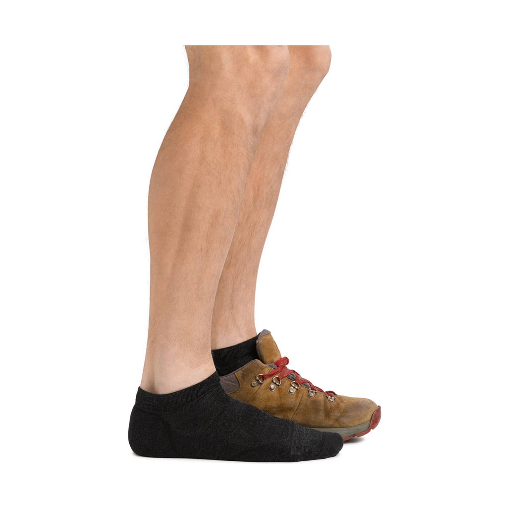 Darn Tough Vermont Men's Lightweight Hiker No Show Socks - Black - Lenny's Shoe & Apparel