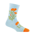 Darn Tough Vermont Women's Blossom Lightweight Lifestyle Crew - Glacier - Lenny's Shoe & Apparel