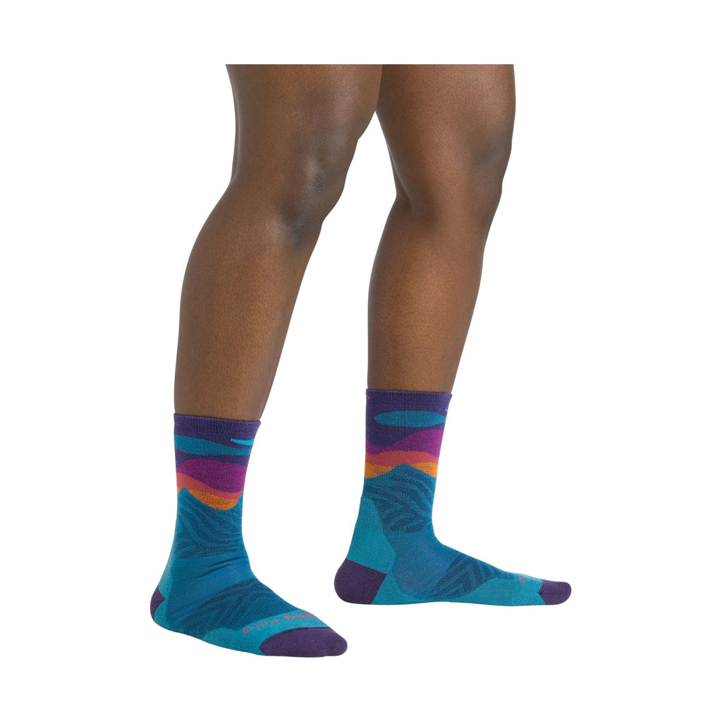 Darn Tough Vermont Women's Mirnavated Micro Crew Ultra Lightweight Running Sock - Cascade - Lenny's Shoe & Apparel