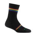 Darn Tough Vermont Women's Prism Micro Crew Lightweight Running Sock - Black - Lenny's Shoe & Apparel