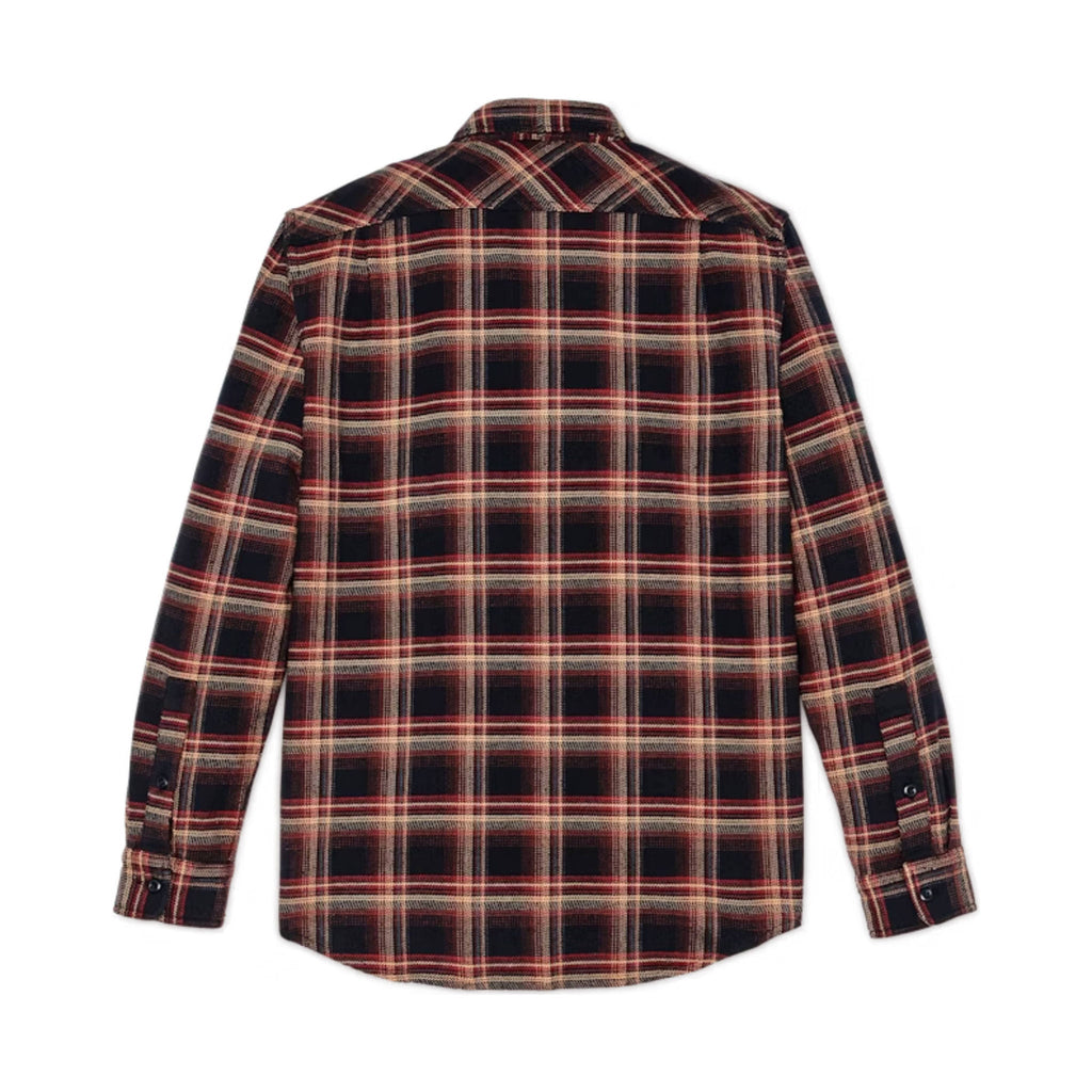 Filson Men's Vintage Flannel Work Shirt - Black Rust Multi Plaid - Lenny's Shoe & Apparel