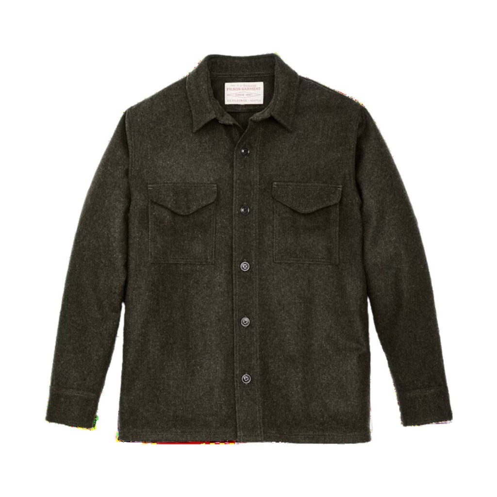 Filson Men's Wool Jac Shirt - Forest Green - Lenny's Shoe & Apparel