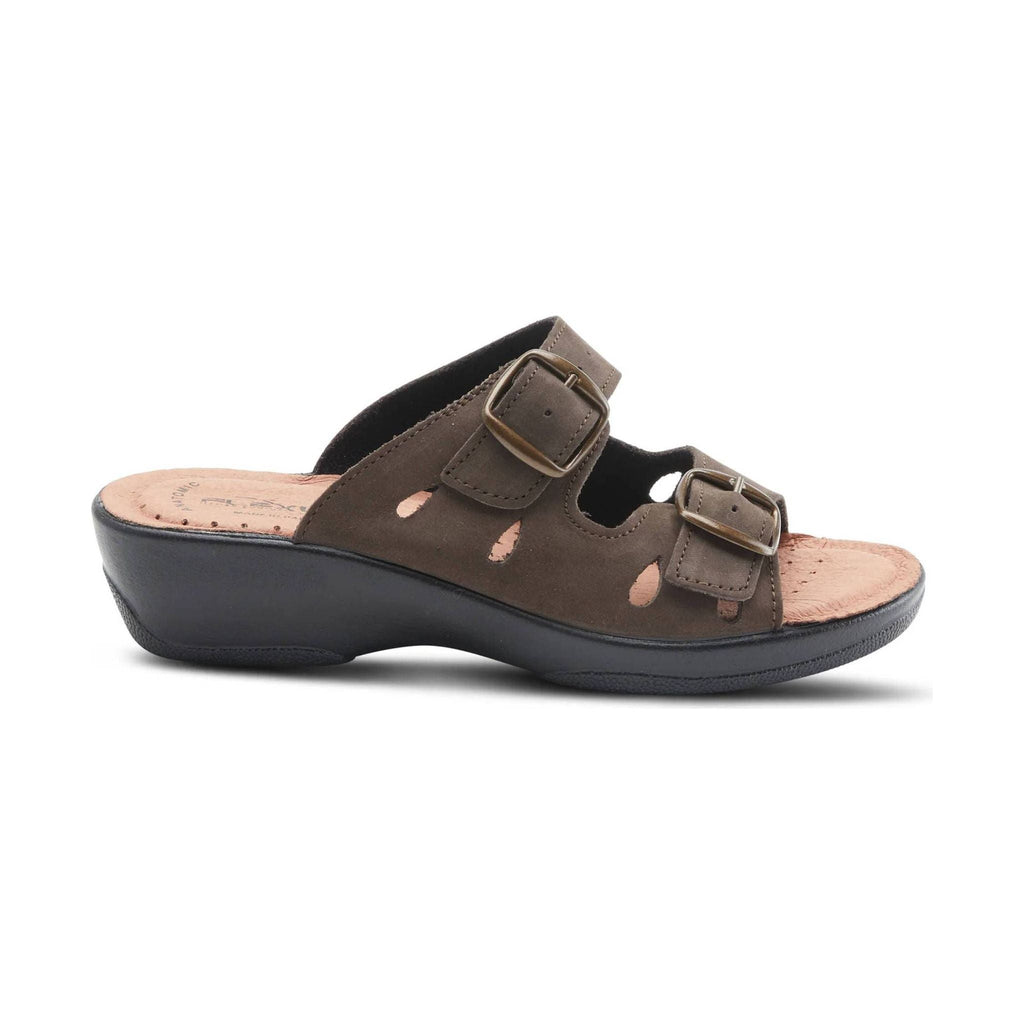 Flexus Women's Decca Slide Sandals - Tan - Lenny's Shoe & Apparel