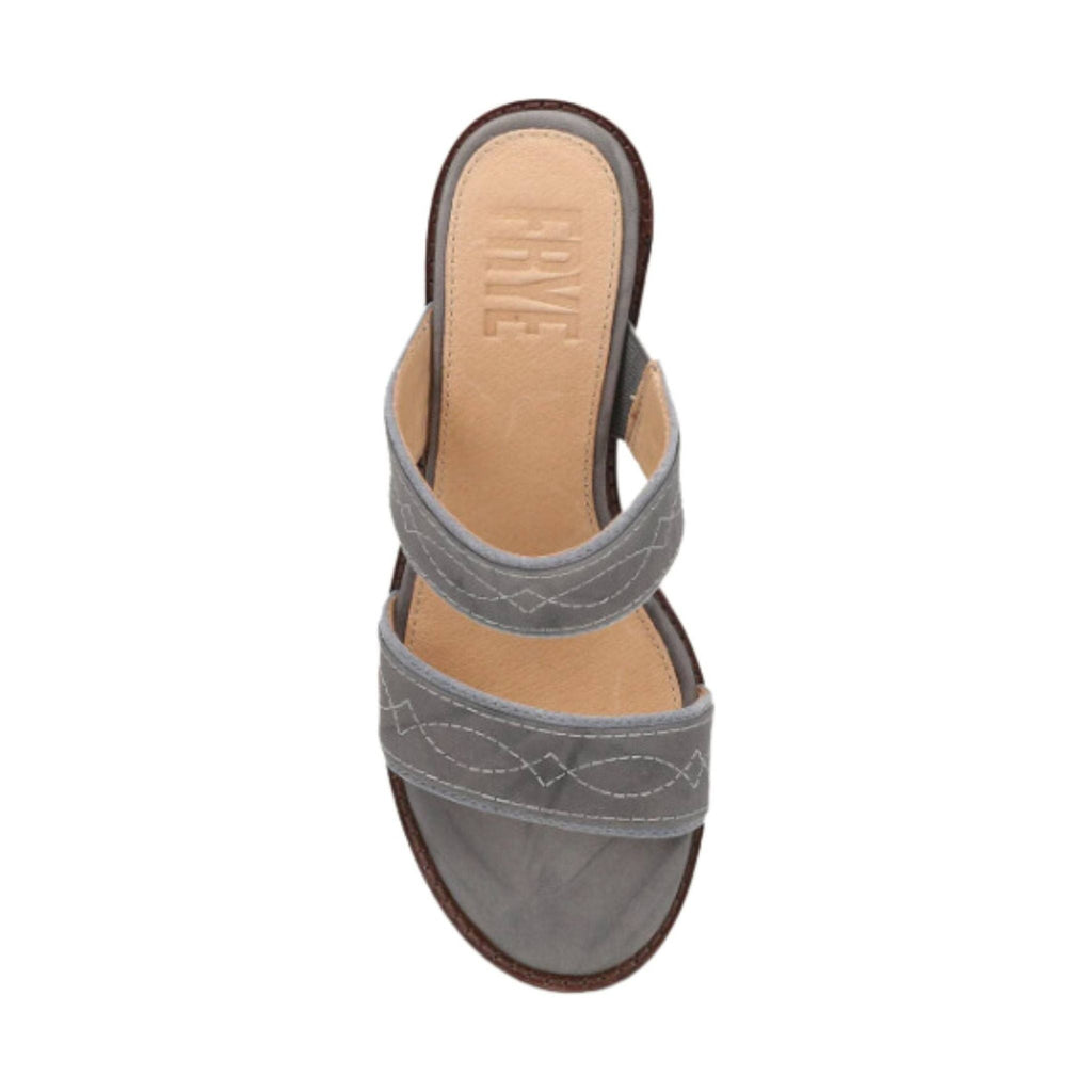 Frye Women's Pipa Woodstock 2 Band Platform Sandal - Grey Sky - Lenny's Shoe & Apparel