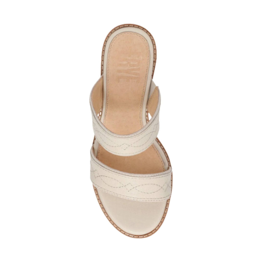 Frye Women's Pipa Woodstock 2 Band Platform Sandal - Ivory - Lenny's Shoe & Apparel