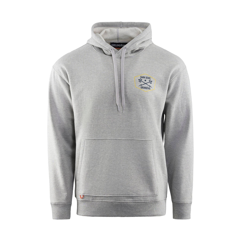 Grundens Men's Dark Seas X Grundens Daybreak Hoodie - ATHLETIC HEATHER - Lenny's Shoe & Apparel