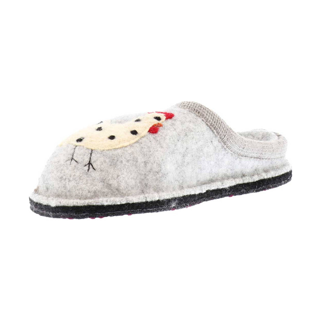 Haflinger Chicken Slippers - Grey - Lenny's Shoe & Apparel