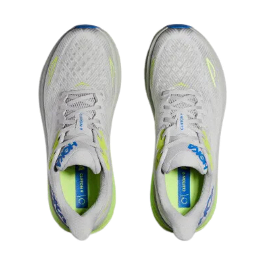 HOKA Men's Clifton 9 - Stardust/ Electric Cobalt - Lenny's Shoe & Apparel