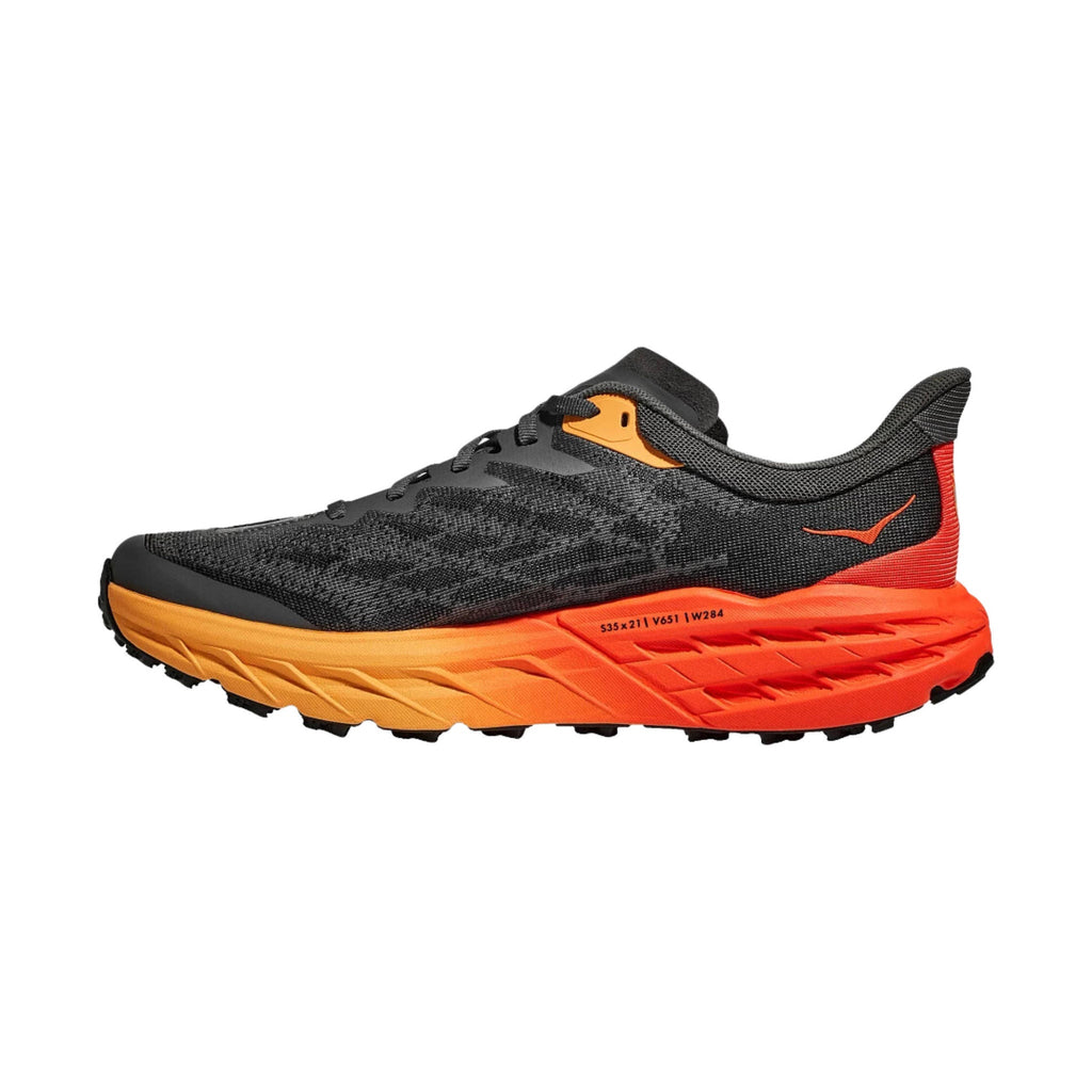 HOKA Men's Speedgoat 5 - Castlerock/ Flame - Lenny's Shoe & Apparel