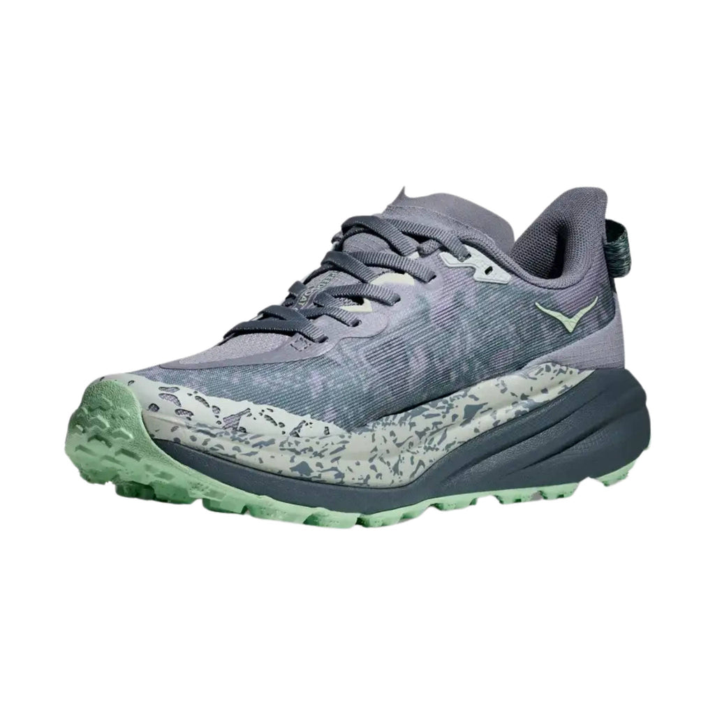 HOKA Women's Speedgoat 6 Trail Running Shoes - Moonlight/ Thunder Cloud - Lenny's Shoe & Apparel