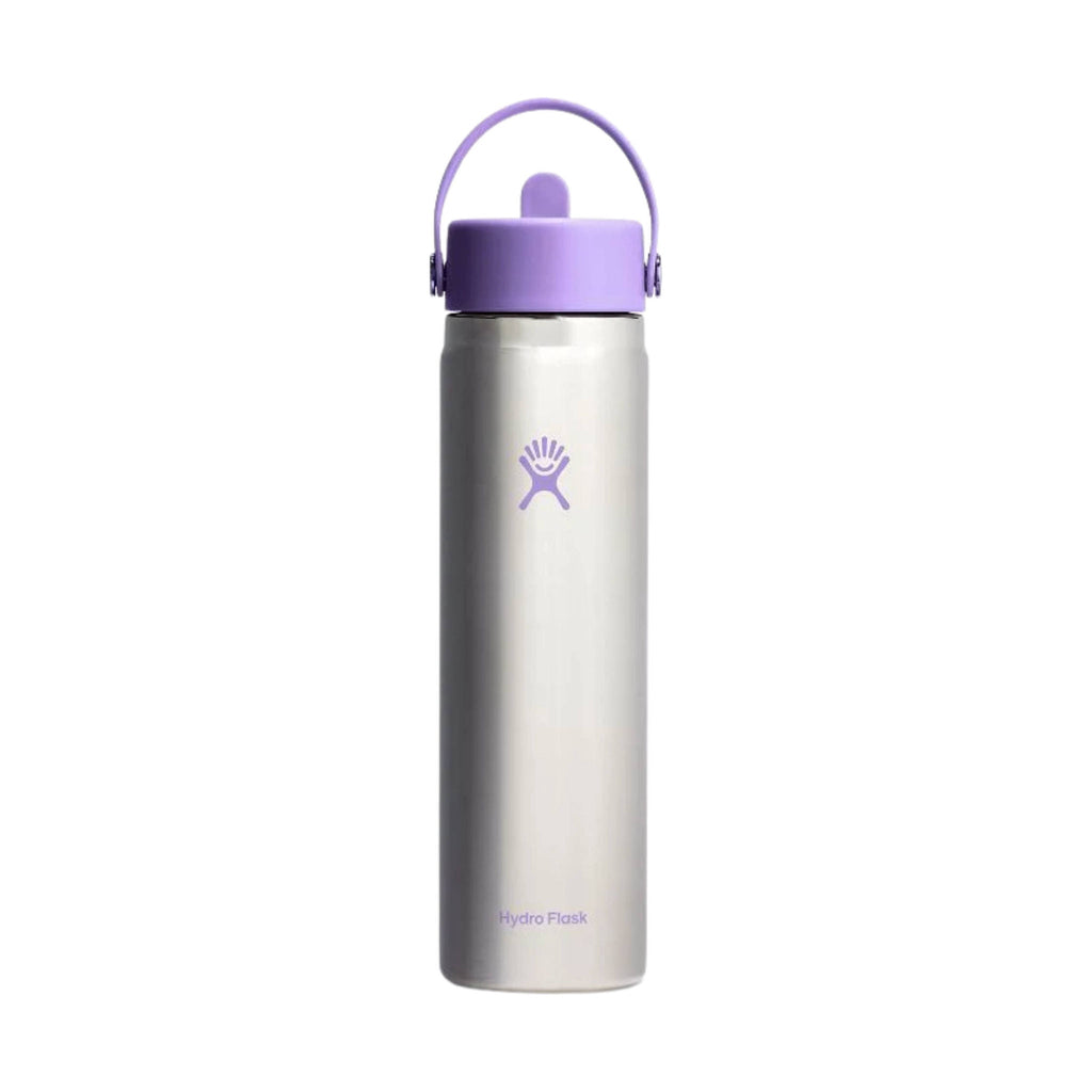 Hydro Flask 24 oz Wide Mouth With Flex Straw Cap - Stainless Violet (Limited Edition) - Lenny's Shoe & Apparel