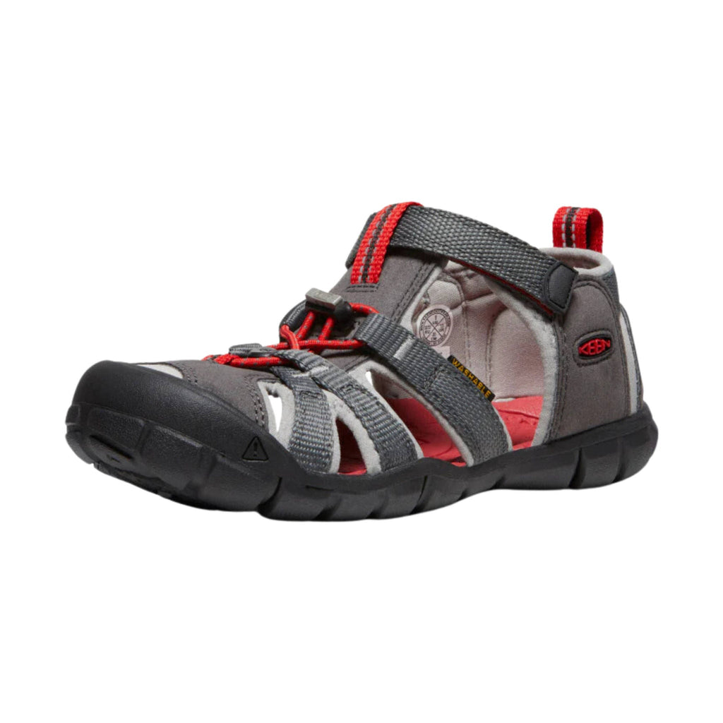 KEEN Big Kids' Seacamp II CNX Sandals - Magnet/Drizzle - Lenny's Shoe & Apparel