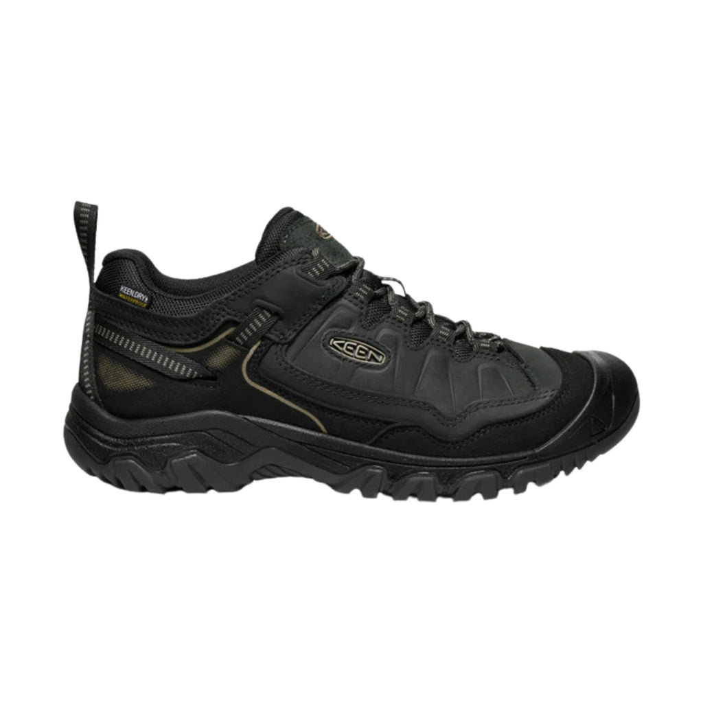 KEEN Men's Targhee IV Waterproof Shoes - Triple Black - Lenny's Shoe & Apparel