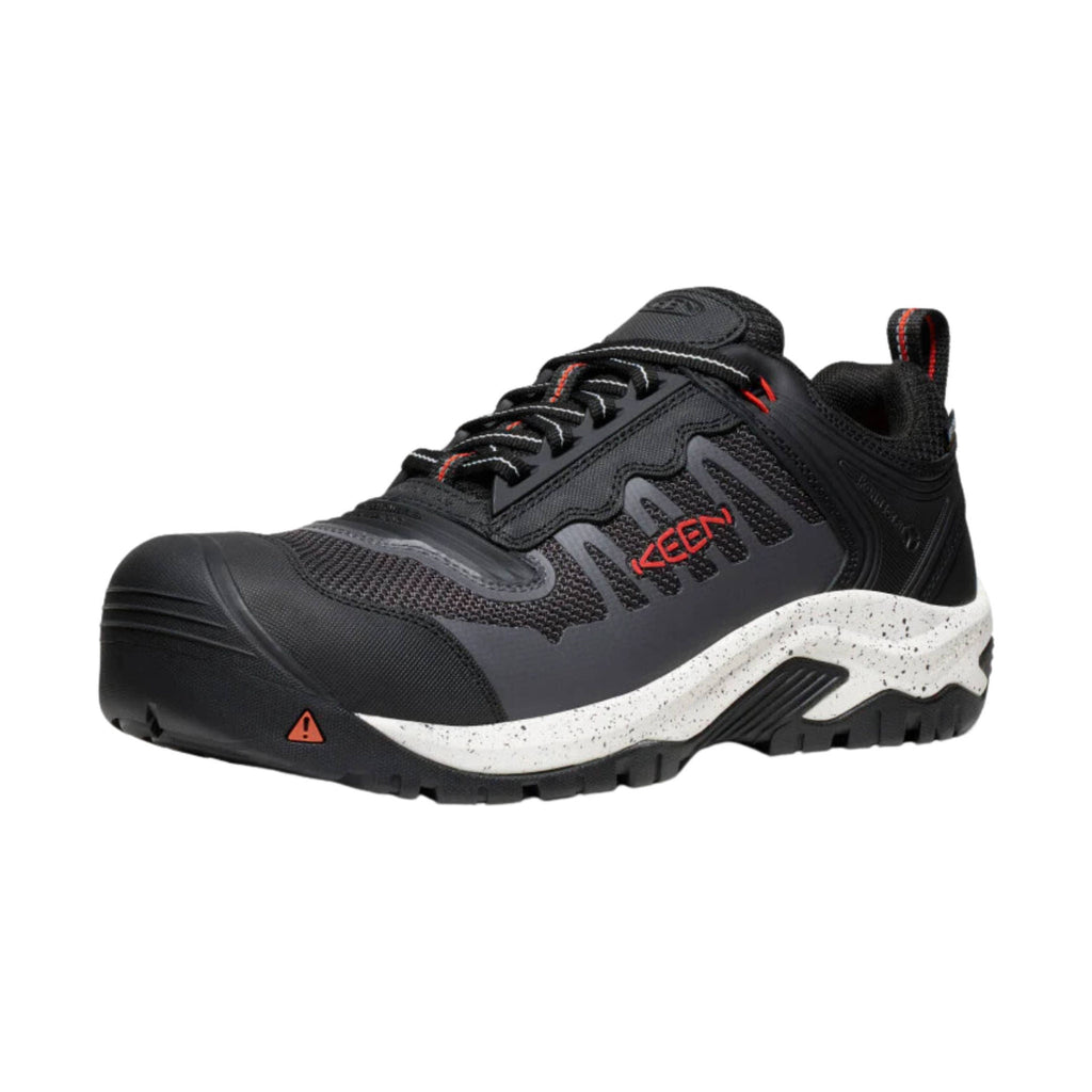 KEEN Utility Men's Reno Waterproof Carbon Fiber Toe Work Shoes - Red Clay/Black - Lenny's Shoe & Apparel