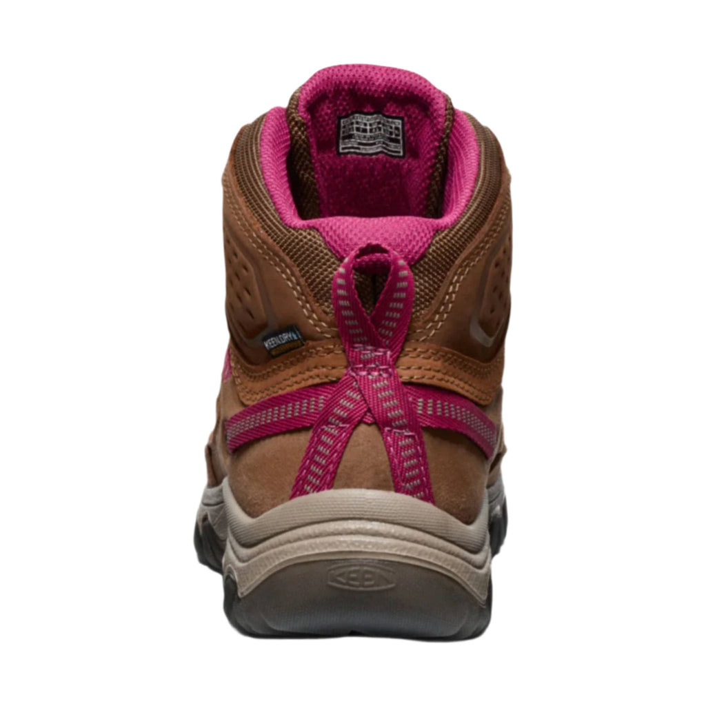 KEEN Women's Targhee IV Waterproof Hiking Boot - Bison/Beaujolais - Lenny's Shoe & Apparel