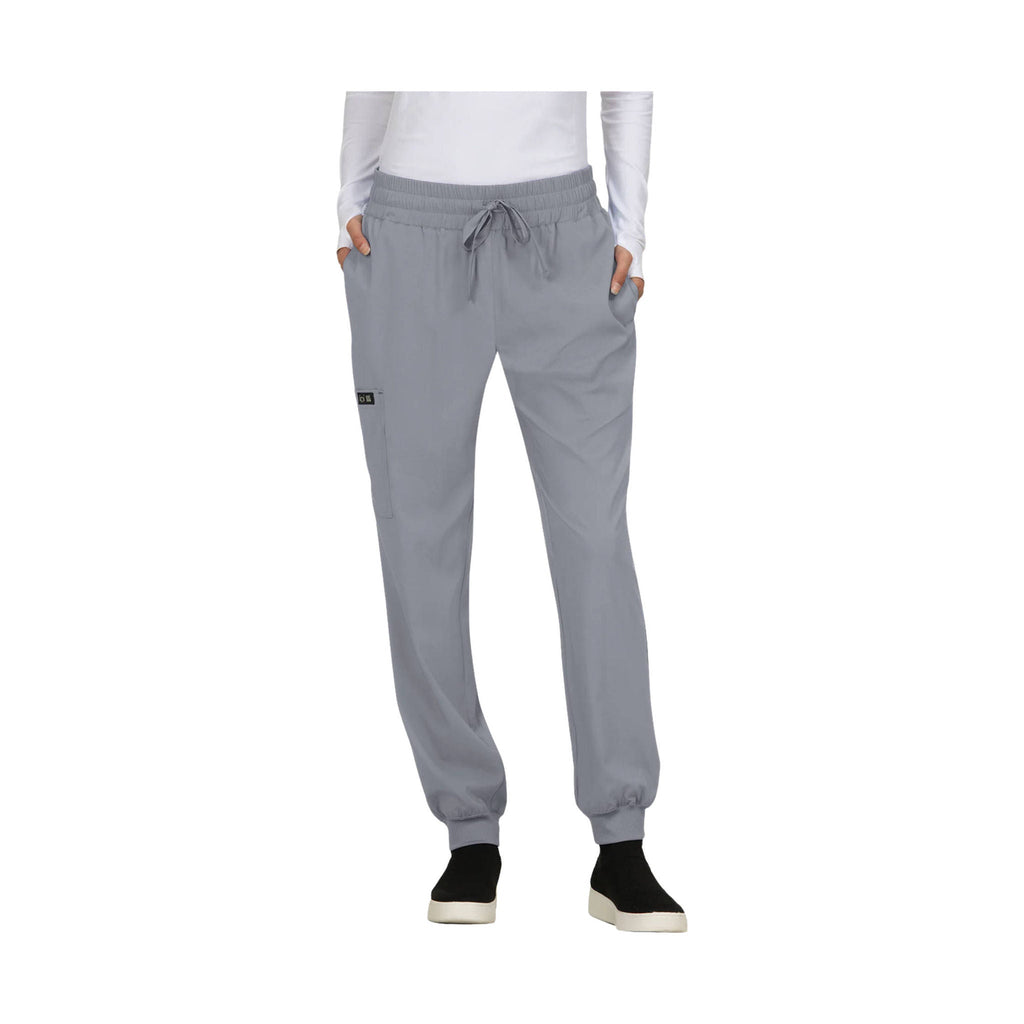 Koi Women's Gemma Jogger Scrub Pant - Platinum Grey - Lenny's Shoe & Apparel